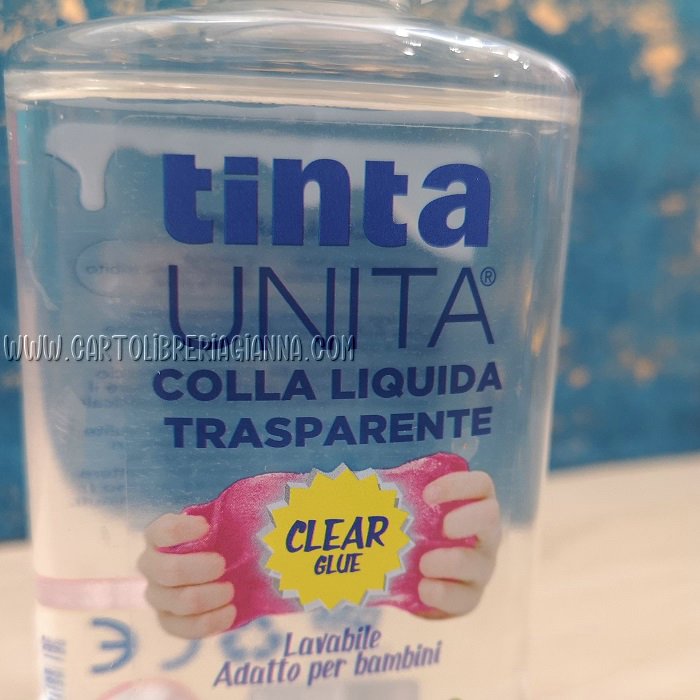 Colla liquida trasparente ideale anche per lo slime - Tinta Unita -  Cartolibreria Gianna